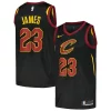 Sofisticato Cool Trendy LeBron James Cleveland Cavaliers Nike Swingman Player Jersey Statement Edition Black