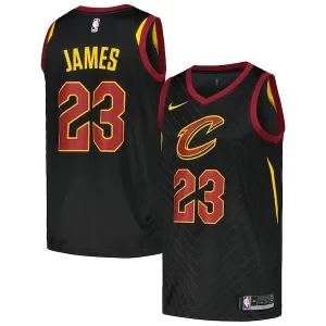 Sofisticato Cool Trendy LeBron James Cleveland Cavaliers Nike Swingman Player Jersey Statement Edition Black