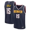 Stupendo Nikola Jokic Denver Nuggets Fast Break Replica Player Jersey Icon Edition Navy