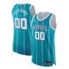 Accattivante Classico Charlotte Hornets Nike 2021/22 Diamond Swingman Authentic Custom Jersey Icon Edition Teal