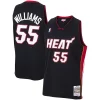 Prestigioso Jason Williams Miami Heat 2005/06 Hardwood Classics Swingman Jersey Black