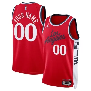 Lussuoso Carino LA Clippers Jordan Brand Unisex 2024/25 Custom Swingman Jersey Statement Edition Red