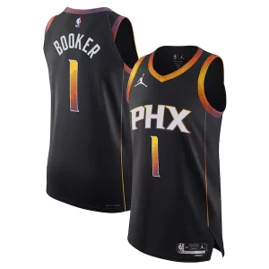 Trendy Devin Booker Phoenix Suns Jordan Brand Authentic Player Jersey Statement Edition Black