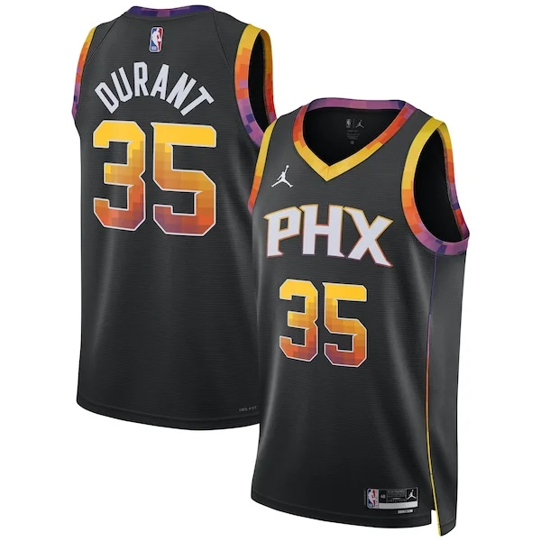 Raffinato Cool Kevin Durant Phoenix Suns Jordan Brand Unisex Swingman Jersey Statement Edition Black