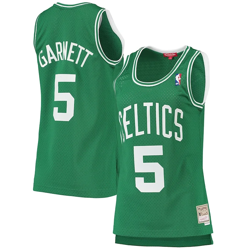 Stupendo Raffinato Versatile Kevin Garnett Boston Celtics Women's 2007 08 Hardwood Classics Swingman Jersey Kelly Green