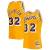 Prestigioso Eccezionale Bellissimo Magic Johnson Los Angeles Lakers 1984/85 Hardwood Classics Authentic Jersey Gold/Purple