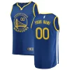 Stupendo Prestigioso Lussuoso Golden State Warriors Youth 2019/20 Fast Break Custom Replica Jersey Royal Icon Edition