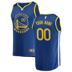 Stupendo Prestigioso Lussuoso Golden State Warriors Youth 2019/20 Fast Break Custom Replica Jersey Royal Icon Edition