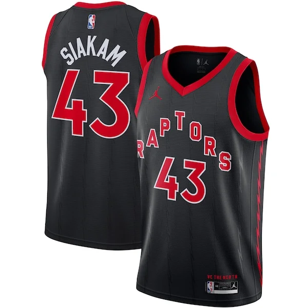 Gorgeous Moderno Pascal Siakam Toronto Raptors Jordan Brand 2020/21 Swingman Jersey Statement Edition Black