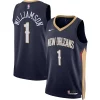 Lussuoso Zion Williamson New Orleans Pelicans Nike Unisex Swingman Jersey Icon Edition Navy/White