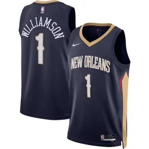 Lussuoso Zion Williamson New Orleans Pelicans Nike Unisex Swingman Jersey Icon Edition Navy/White