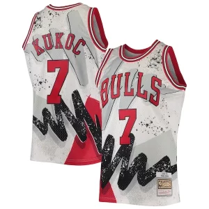 Attraente Comodo Toni Kukoc Chicago Bulls Hardwood Classics 1995/96 Hyper Hoops Swingman Jersey White