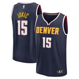 Splendido Bellissimo Nikola Jokic Denver Nuggets Youth Fast Break Replica Player Jersey Icon Edition Navy