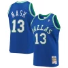 Meraviglioso Steve Nash Dallas Mavericks 1998/99 Hardwood Classics Swingman Jersey Blue