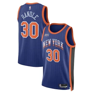 Pratico Robusto Resistente Julius Randle New York Knicks Nike Unisex 2023/24 Swingman Jersey Blue City Edition