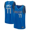 Comodo Luka Dončić Dallas Mavericks Fast Break Replica Player Jersey Icon Edition Blue