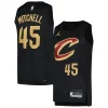 Raffinato Donovan Mitchell Cleveland Cavaliers Jordan Brand Swingman Player Jersey Statement Edition Black
