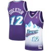 Versatile Magnifico Trendy John Stockton Utah Jazz Hardwood Classics Swingman Jersey Purple