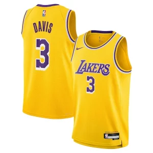 Meraviglioso Splendido Anthony Davis Los Angeles Lakers Nike Youth Swingman Jersey Icon Edition Gold