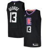 Accattivante Raffinato Incantevole Paul George LA Clippers Jordan Brand Nike Swingman Player Jersey Statement Edition Black