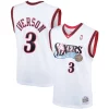 Meraviglioso Trendy Allen Iverson Philadelphia 76ers Hardwood Classics Swingman Jersey White/Royal