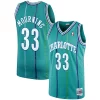 Moderno Versatile Bellissimo Alonzo Mourning Charlotte Hornets 1992/93 Hardwood Classics Swingman Jersey Teal