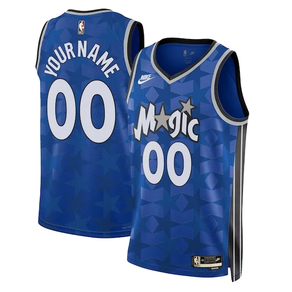 Carino Cool Delizioso Orlando Magic Nike Unisex 2023/24 Swingman Custom Jersey Classic Edition Blue