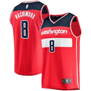 Raffinato Magnifico Fascinante Rui Hachimura Washington Wizards Replica Fast Break Jersey Red Icon Edition