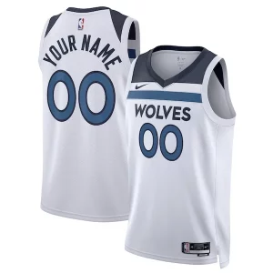 Comodo Eccezionale Ottimo Minnesota Timberwolves Nike Unisex Swingman Custom Jersey White Association Edition