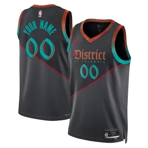 Carino Pratico Washington Wizards Nike Unisex 2023/24 Custom Swingman Jersey Black City Edition