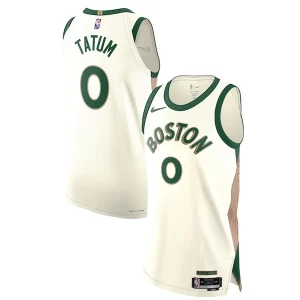 Incantevole Nike Jayson Tatum Boston Celtics Authentic Jersey City Edition White