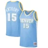 Delizioso Gorgeous Carmelo Anthony Denver Nuggets Hardwood Classics Swingman Jersey Light Blue