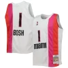 Ottimo Prestigioso Chris Bosh Miami Heat Youth 2011/12 Hardwood Classics Swingman Jersey White