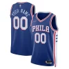 Pratico Classico Moderno Philadelphia 76ers Nike 2021/22 Diamond Swingman Custom Jersey Icon Edition Royal