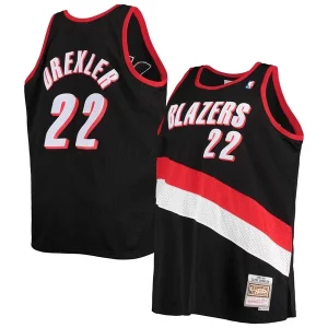 Lussuoso Clyde Drexler Portland Trail Blazers 1991/92 Big & Tall Hardwood Classics Swingman Jersey Black