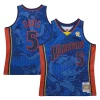 Incantevole Elegante Trendy Baron Davis Golden State Warriors 2006/07 Hardwood Classics Asian Heritage 6.0 Swingman Throwback Player Jersey Royal