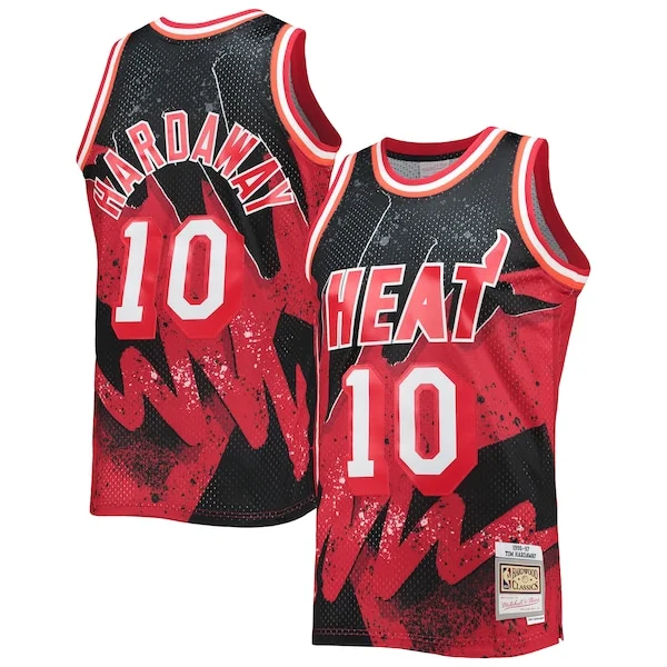 Attraente Delizioso Tim Hardaway Miami Heat Hardwood Classics 1996/97 Hyper Hoops Swingman Jersey Scarlet