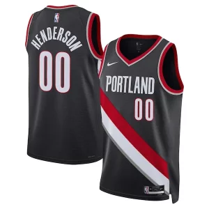 Splendido Bellissimo Scoot Henderson Portland Trail Blazers Nike Unisex 2023 NBA Draft Swingman Jersey Icon Edition Black