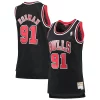 Magnifico Fantastico Accattivante Dennis Rodman Chicago Bulls Women's Hardwood Classics Swingman Jersey Black