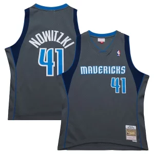 Eccezionale Magnifico Duraturo Dirk Nowitzki Dallas Mavericks 2003/04 Hardwood Classics Swingman Jersey Gray