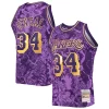 Meraviglioso Classico Ottimo Shaquille O'Neal Los Angeles Lakers Hardwood Classics 1996/97 Lunar New Year Swingman Jersey Purple