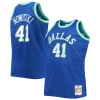 Incantevole Stupendo Prestigioso Dirk Nowitzki Dallas Mavericks Big & Tall 1998/99 NBA 75th Anniversary Diamond Swingman Jersey Blue