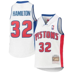Bellissimo Richard Hamilton Detroit Pistons Youth 2003/04 Hardwood Classics Swingman Jersey White