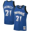Magnifico Cool Kevin Garnett Minnesota Timberwolves 2001/02 Hardwood Classics Swingman Jersey Blue