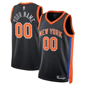 Gorgeous Prestigioso New York Knicks Nike Unisex 2022/23 Swingman Custom Jersey City Edition Black