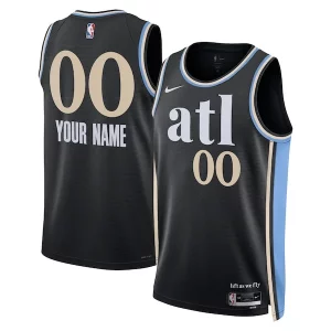 Gorgeous Pratico Atlanta Hawks Nike Unisex 2023/24 Custom Swingman Jersey Black City Edition
