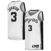 Delizioso Carino Keldon Johnson San Antonio Spurs Nike Unisex Swingman Jersey Association Edition White/Black
