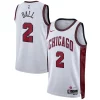 Cool Lonzo Ball Chicago Bulls Nike Unisex 2022/23 Swingman Jersey City Edition White