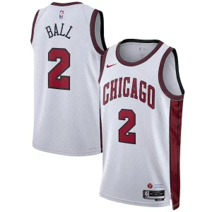 Cool Lonzo Ball Chicago Bulls Nike Unisex 2022/23 Swingman Jersey City Edition White