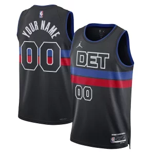 Sofisticato Attraente Detroit Pistons Jordan Brand Unisex 2022/23 Swingman Custom Jersey Statement Edition Blue